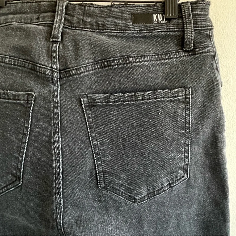 Kut From The Kloth Rosa High-Rise Crop Straight Leg Size 6